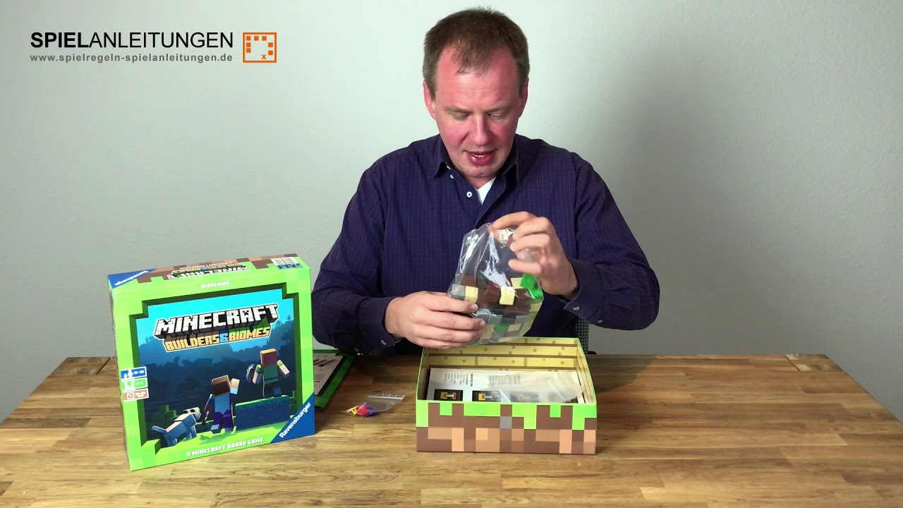 Minecraft Builders & Biomes von Ravensburger - Spielregeln