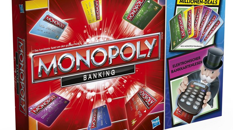 Monopoly mit dem verrückten Geldautomat