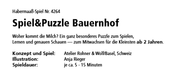 Spiel & Puzzle Bauernhof