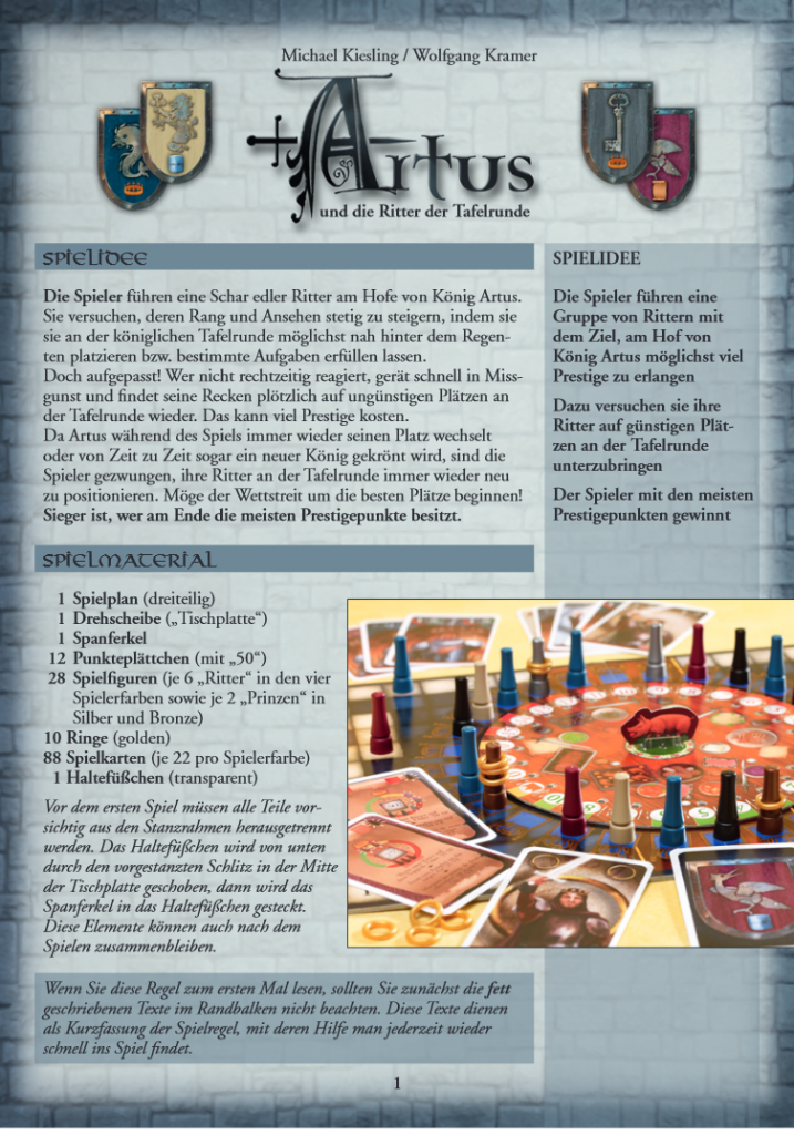 König Artus Tafelrunde