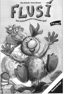 Flusi das Sockenmonster Schleuder Spiel