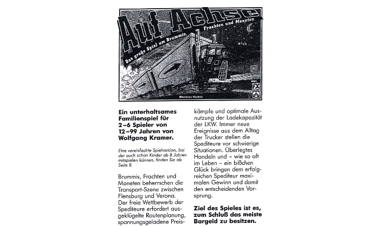 Auf Achse Spielanleitung Auf Achse Spielanleitung