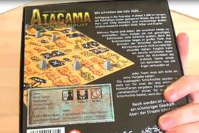 Atacama Spiel - Karton Rückseite
