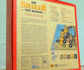 Die Siedler von Kanaan - Karton Rückseite