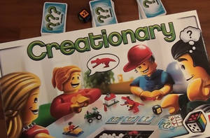 Creationary - Karton Cover mit Aufgabenkarten