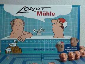 Loriot - Mühlespiel - Verpackung mit Spielbrett 3