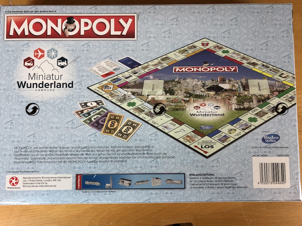 ᐅ Monopoly Miniatur Wunderland Hamburg Spielregeln &amp; Review
