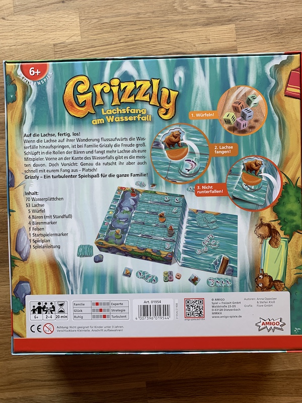 Grizzly Lachsfang am wasserfall Spielregeln