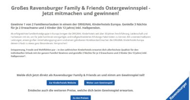 Ravensburger Family & Friends Ostergewinnspiel