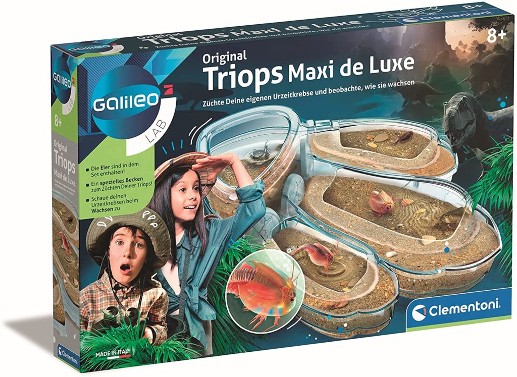 Triopse züchten - Clementoni 59246 Galileo Lab – Original Triops Maxi de Luxe