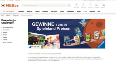 Müller Ravensburger Gewinnspiel