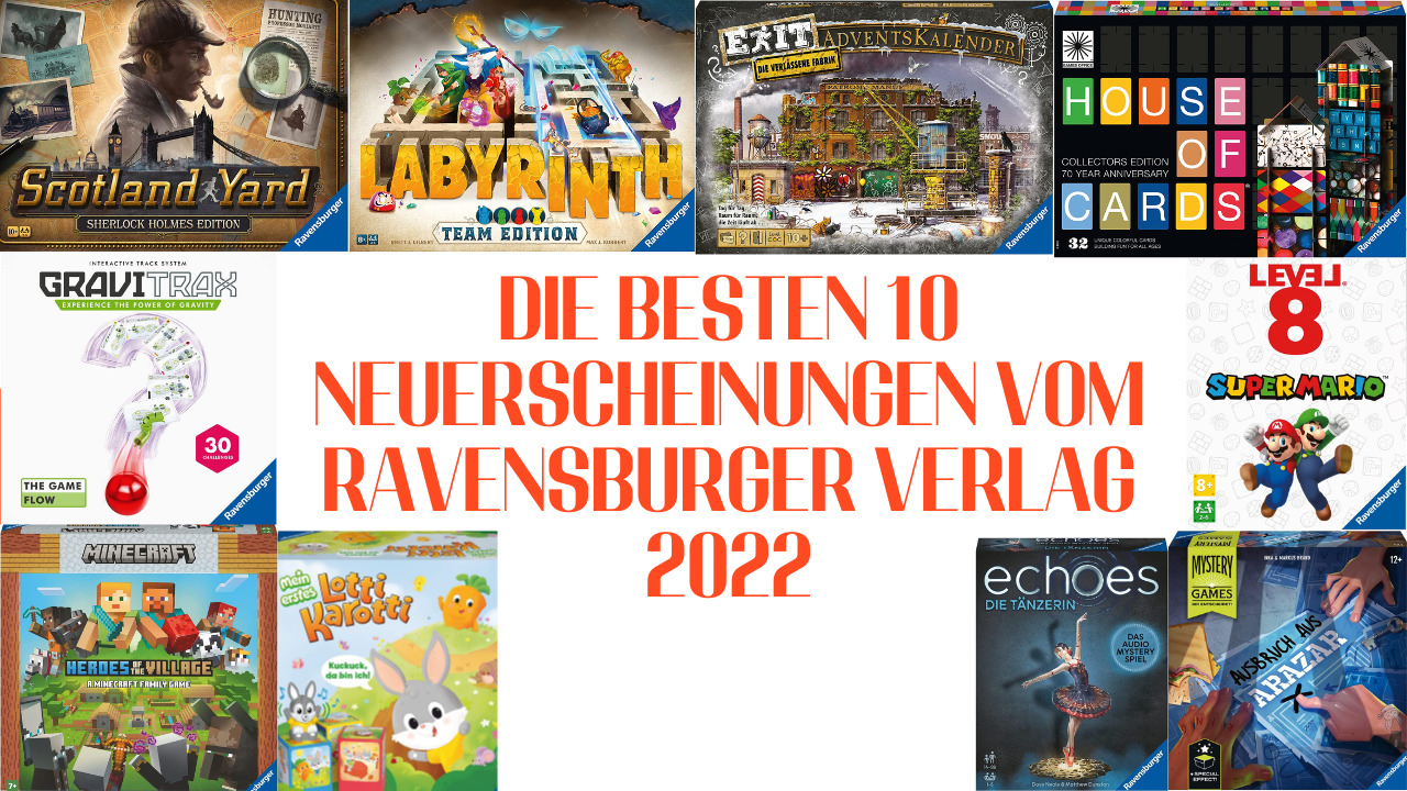 Die besten 10 Neuerscheinungen vom Ravensburger Verlag 2022 - ᐅ Spielregeln  & Spielanleitungen - Gesellschaftsspiele