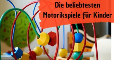 Die beliebtesten Motorikspiele für Kinder