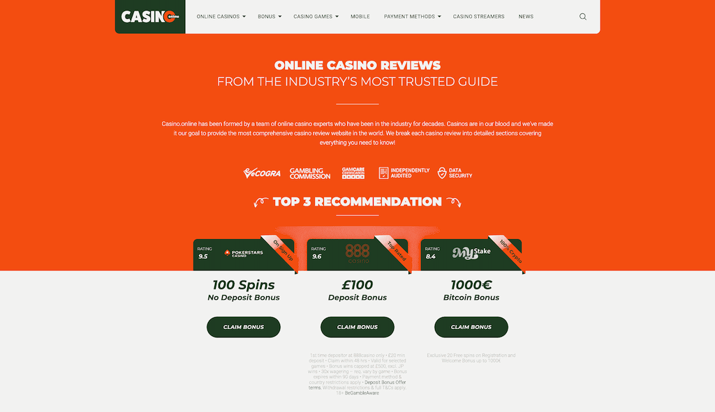 Casino Online Bonusvergleich