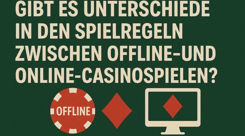 Offline- vs. Online-Casinospiele