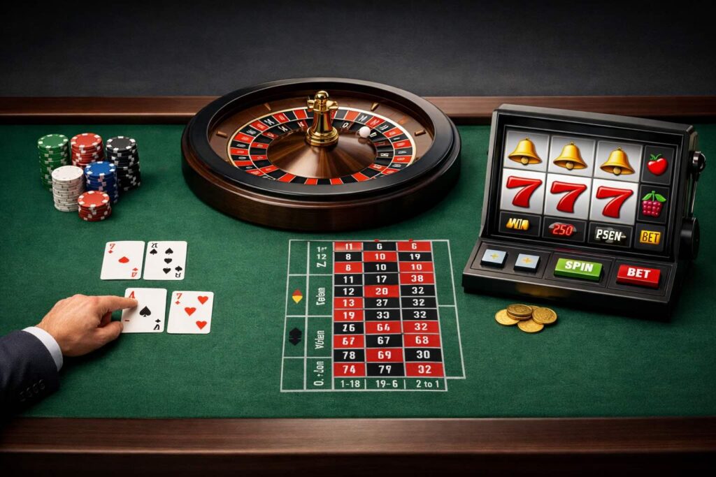 Die Regeln für die beliebtesten Online Casino Spiele