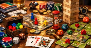 kurzweiligen Brett und Kartenspiele