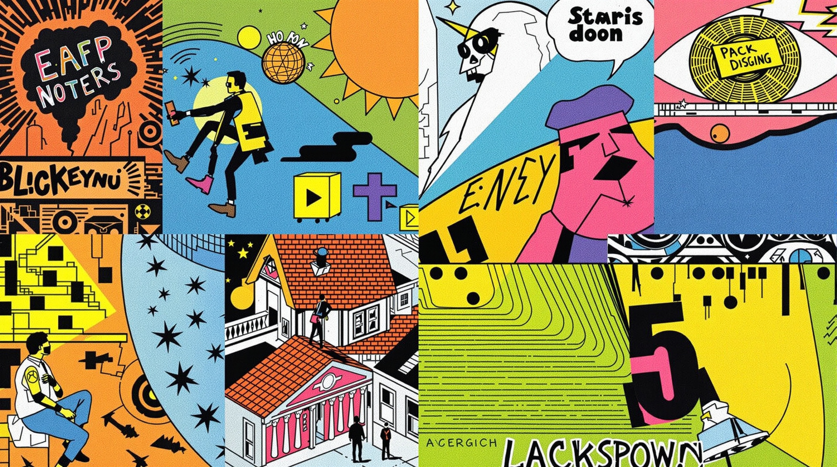 Modernes Wohnzimmer mit großen Fenstern und minimalistischen Holzmöbeln