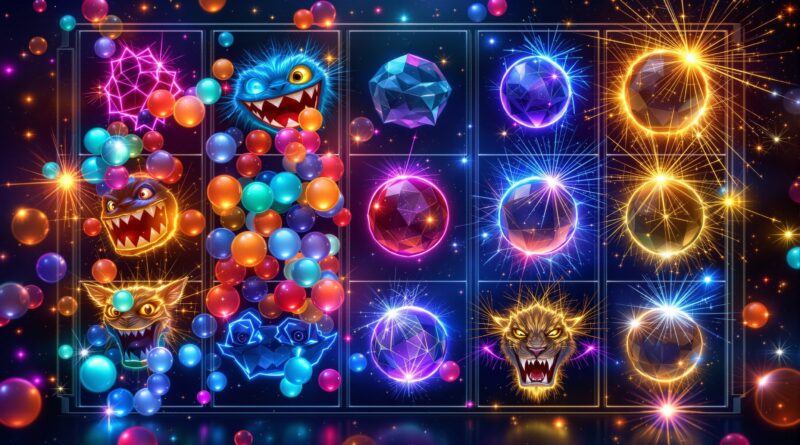 Kaskaden und Cluster - Alternative Designs von Online-Spielautomaten