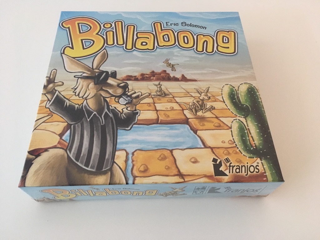 Billabong Franjos Spieleverlag Brettspiel Familienspiel Wettlauf Känguru Halma 